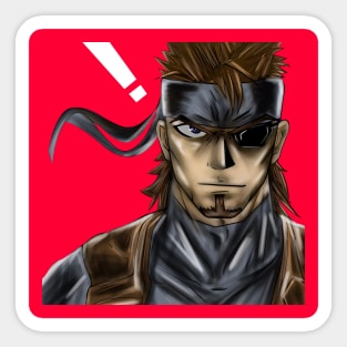 the black op commando spy Sticker